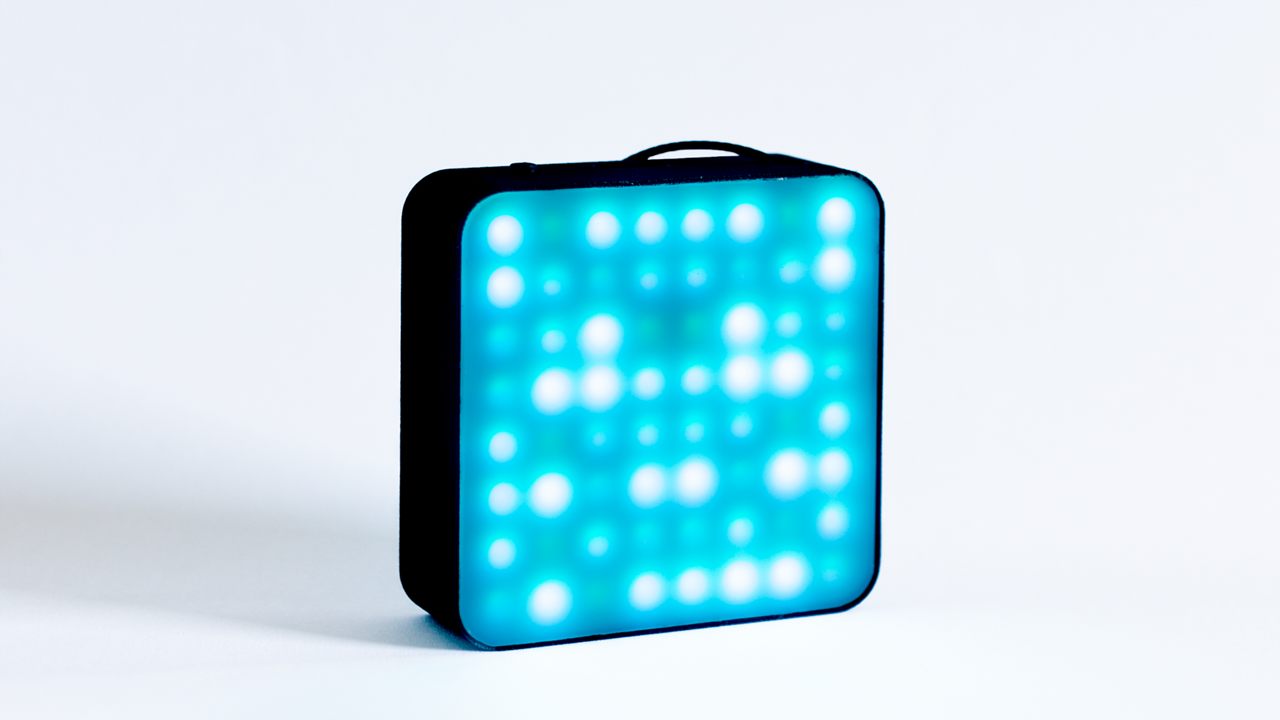 Black LEDS GO 8 edition illuminated on a white surface