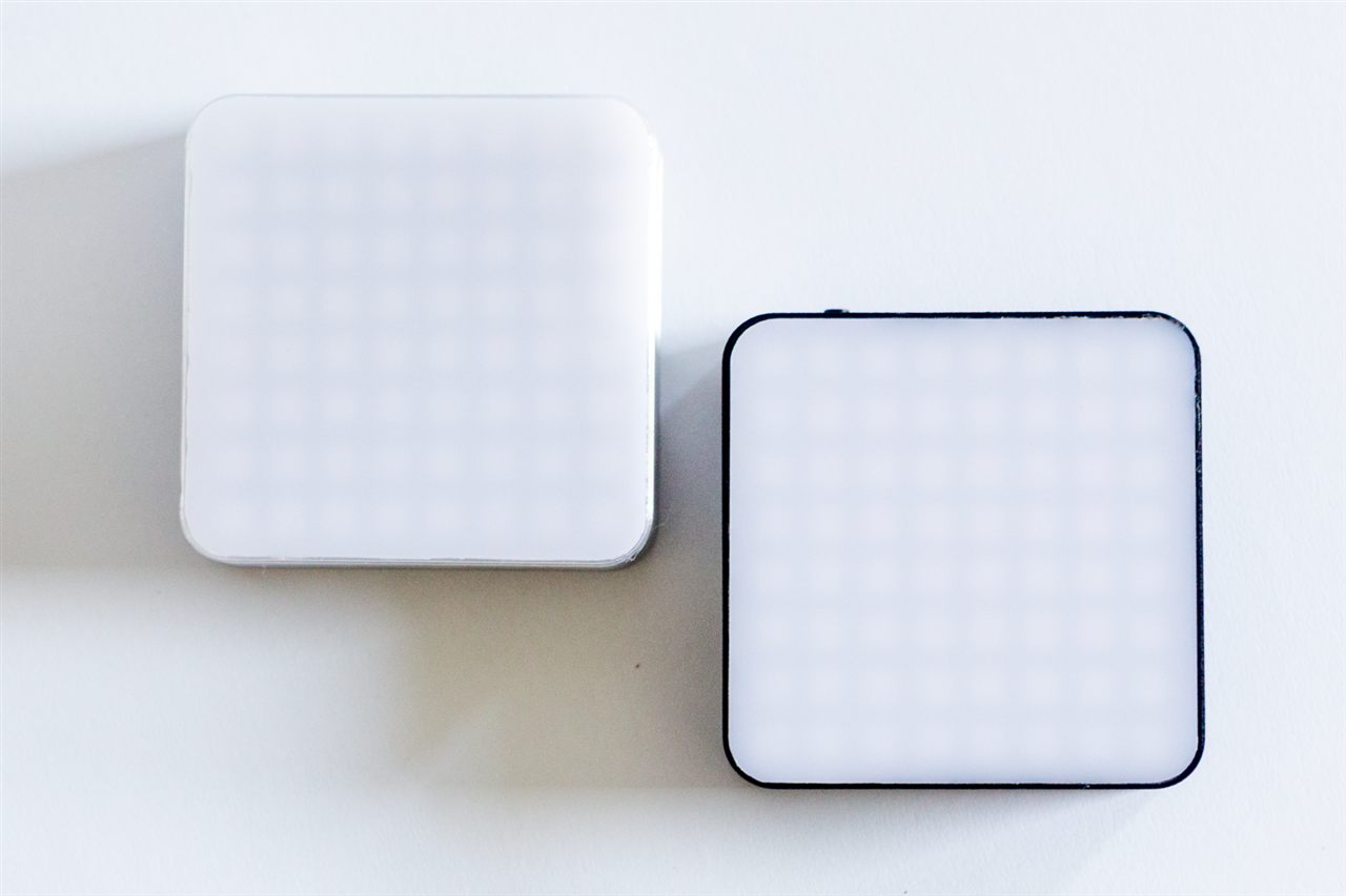 Two LEDS GO 8 case finishes shown side by side